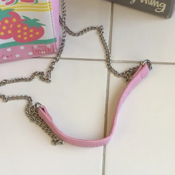 Strawberry Milk Carton Crossbody - Picture 4 of 6